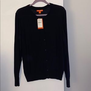Joe Fresh Cardigan Button Down Black - NWT - 1W